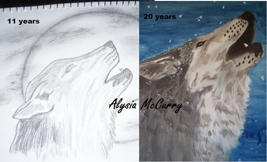 Howling Wolf 11 Years Old Vs Howling Wolf 20 Years Old