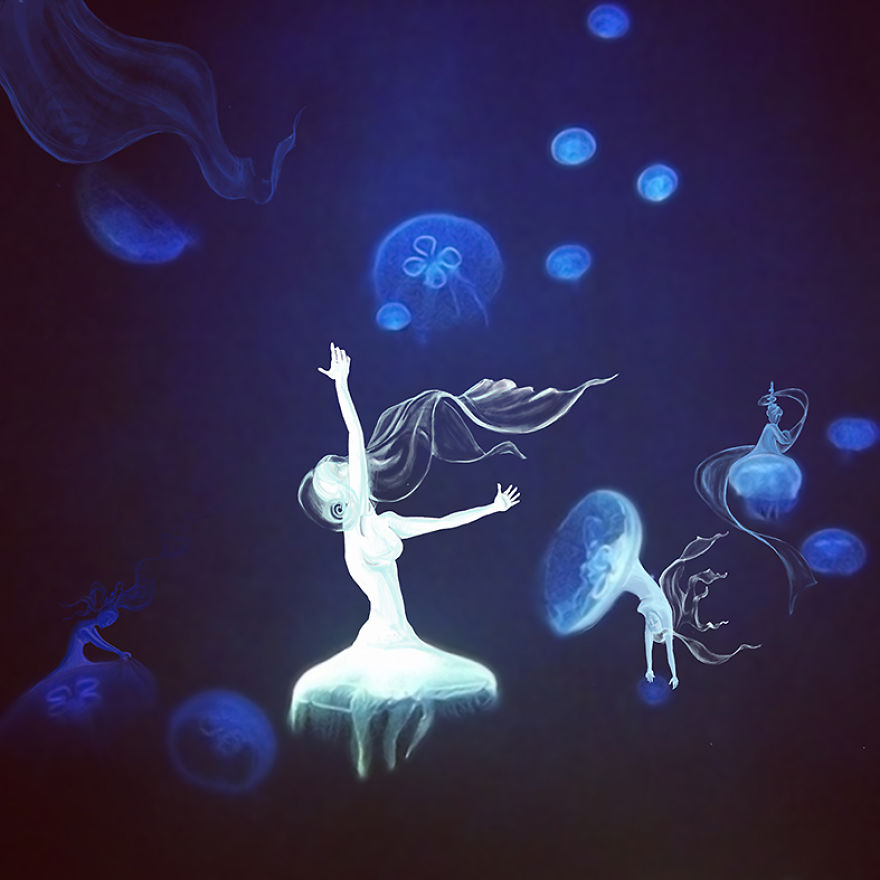 We Used Photography And Illustration To Make These Humorous And Surrealistic Images With A Bit Of Uncanny Aftertaste