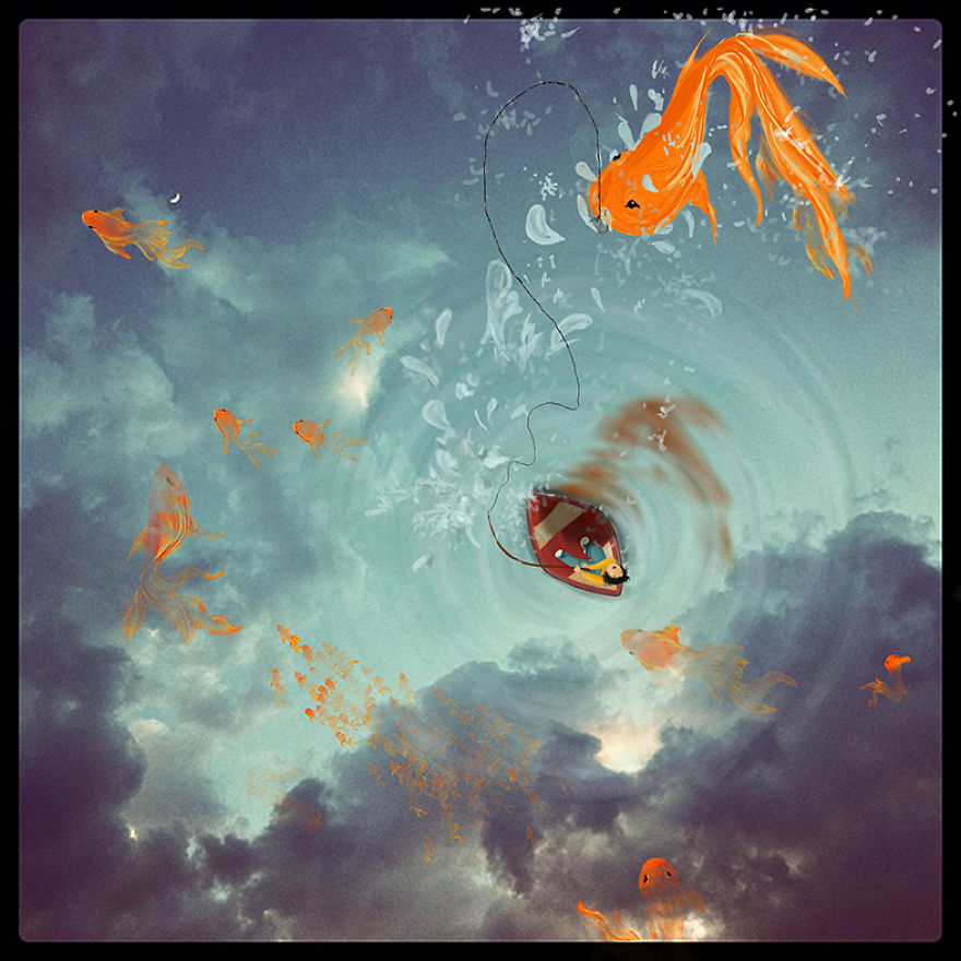 We Used Photography And Illustration To Make These Humorous And Surrealistic Images With A Bit Of Uncanny Aftertaste