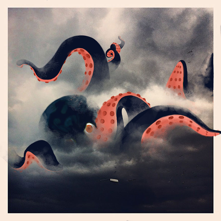 We Used Photography And Illustration To Make These Humorous And Surrealistic Images With A Bit Of Uncanny Aftertaste