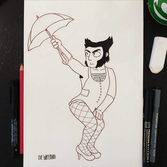 I Imagined Famous Geek / Pop Culture Mashed Up Characters