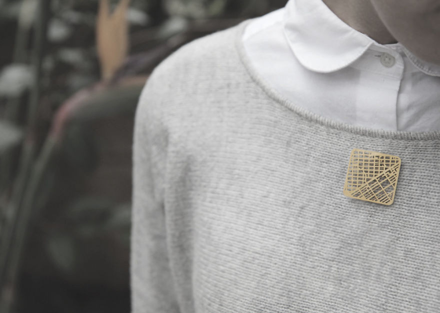 San Francisco Brooch