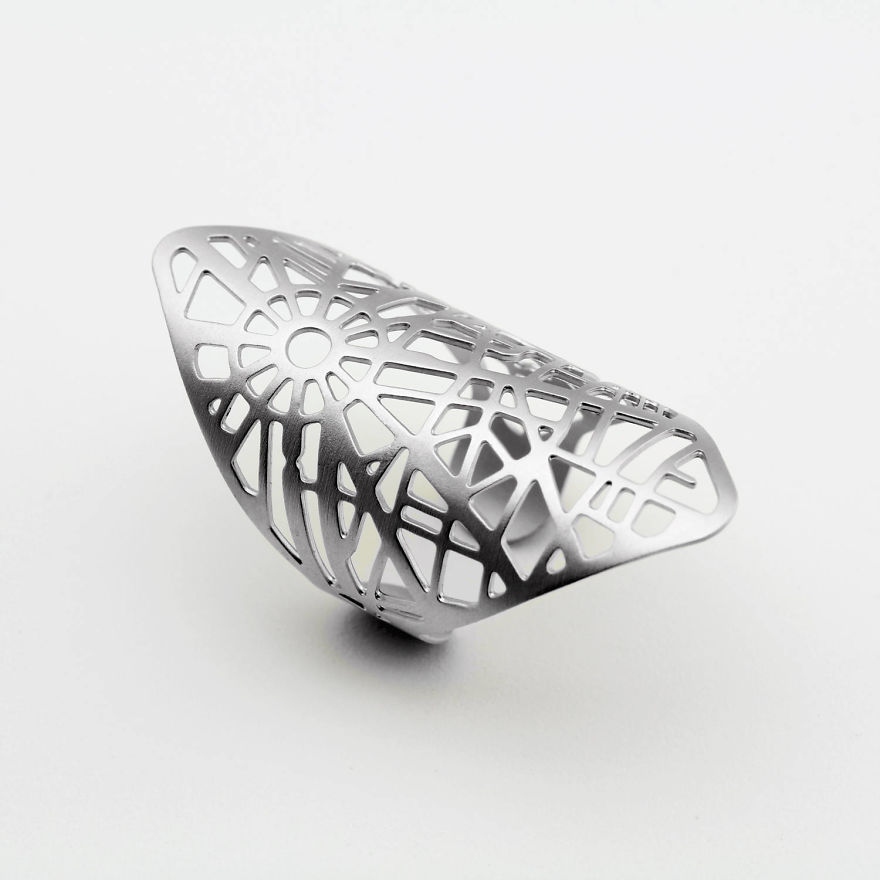 Paris Map Statement Ring