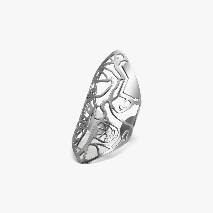 Jerusalem Map Statement Ring