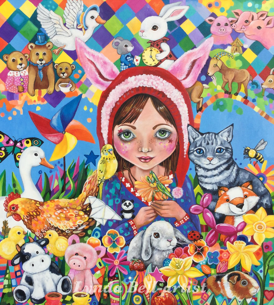 I Paint Stories Using Fairytale Symbolism To Explore My Journey To Veganism