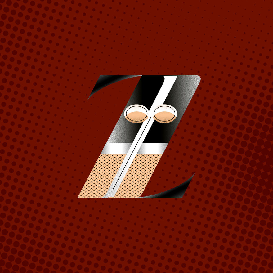 I Combined My Interest For Comics With My Love For Minimalist Illustrations In The Superheroes Alphabet Series