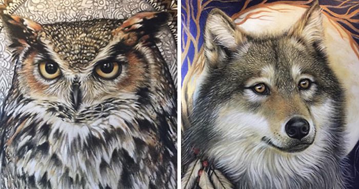 I Draw Animals On Wood Panels