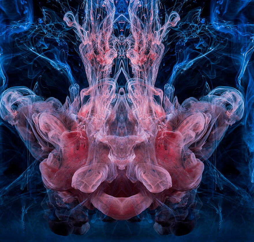 I Used Inks, Dyes, And Paints In Water To Create Surreal Images