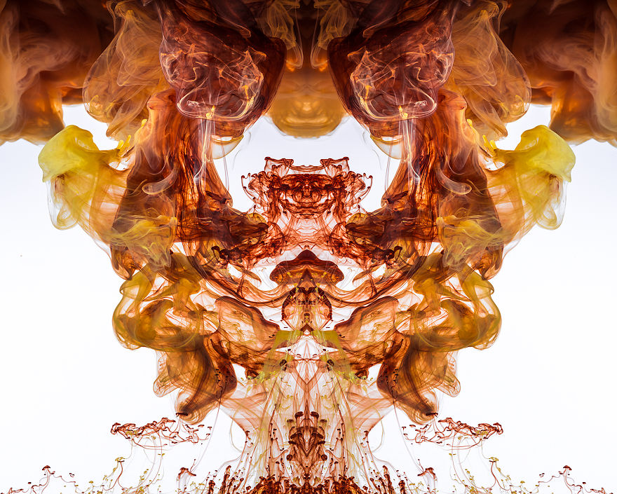 I Used Inks, Dyes, And Paints In Water To Create Surreal Images