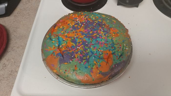 Rainbow Cheesecake. Just For Fun