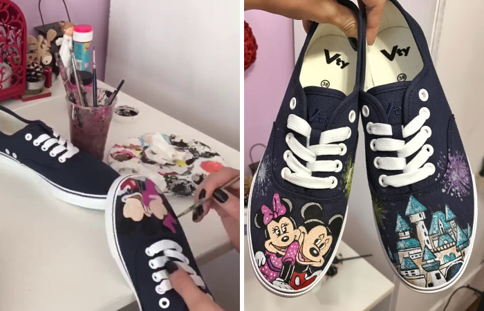 Painting On Some Sneakers