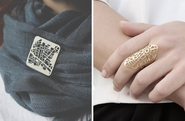 I Create Minimalist Jewelry Maps That Let You Wear Your Favorite Place On Earth
