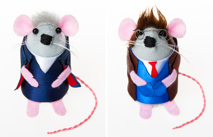 Doctor Who Characters I Created, As Adorable Hand-Crafted Artisan Mice