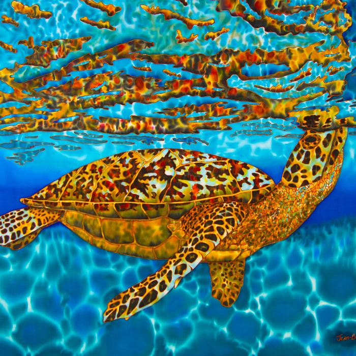 Spilt Water Ends Up Creating A New Batik Painting Style