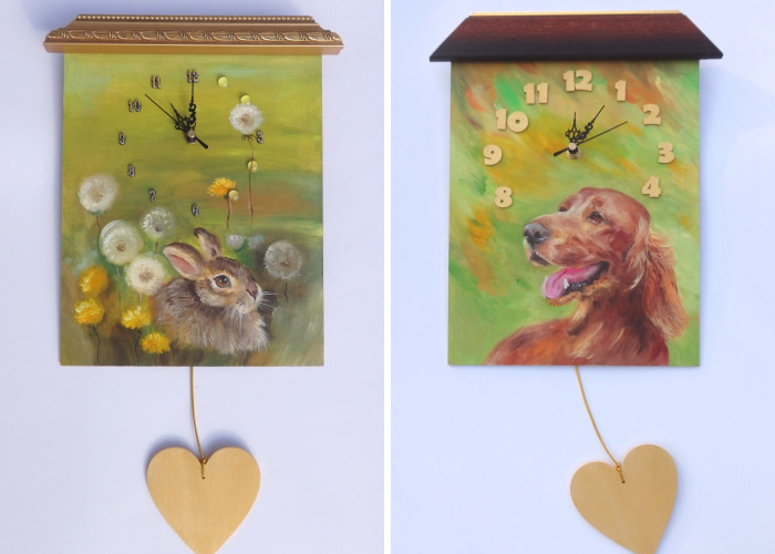 I Put All My Heart Into Painting On Clocks