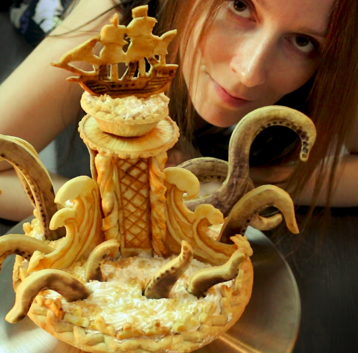 Pie Hacking Baker Invents “Piescrapers”