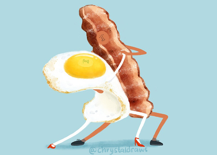 I Draw Food With A Handful Of Character And A Dash Of Humour