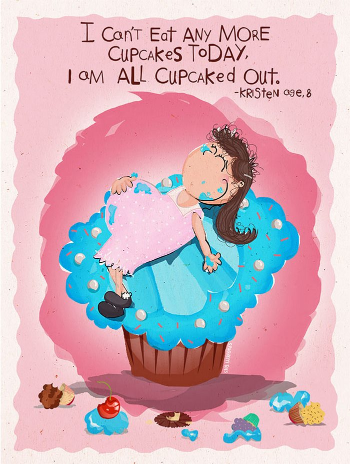 Dad Turns His Daughter’s Sayings Into Illustrations