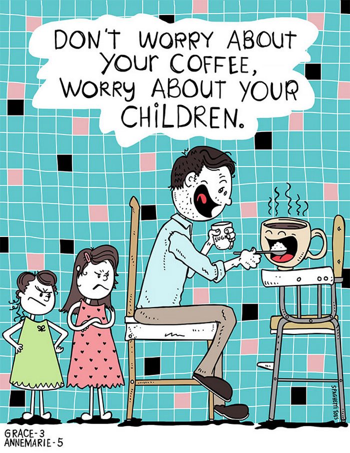 Dad Turns His Daughter’s Sayings Into Illustrations