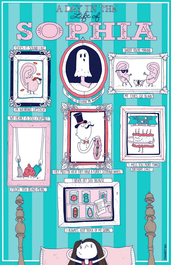 Dad Turns His Daughter’s Sayings Into Illustrations