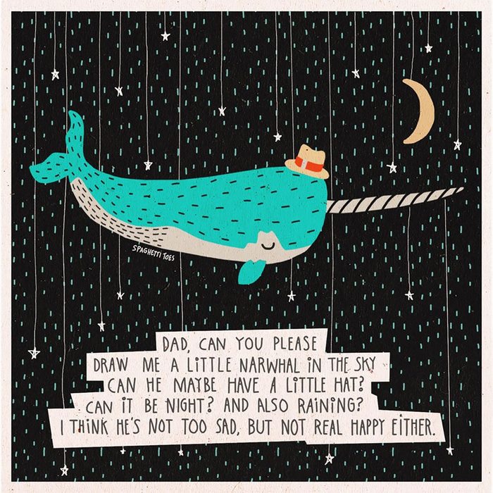 Dad Turns His Daughter’s Sayings Into Illustrations