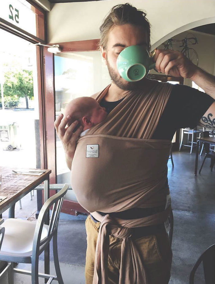 Refuelling And Dad-ing At The Same Time