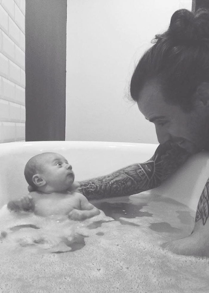 Bathtime. When Everything Is New