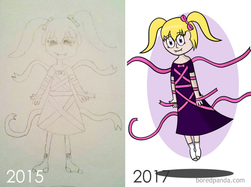 2015 Vs 2017 By Forevercartoonfanatic
