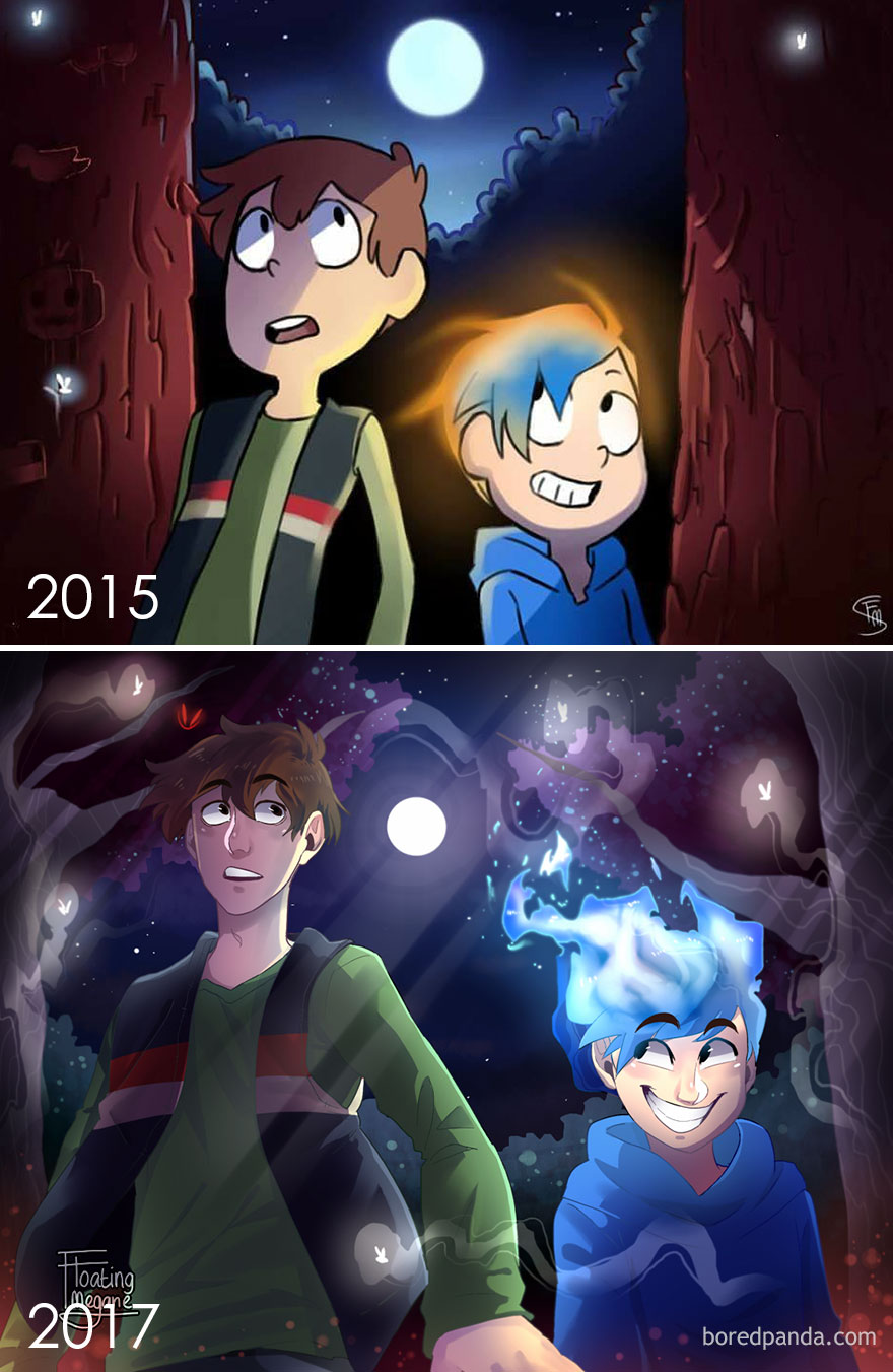 2015 Vs 2017 by Chibi-Megimoo