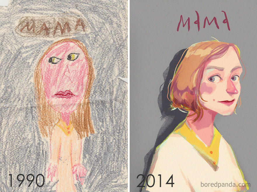 1990 Vs 2014 By Ania Ania