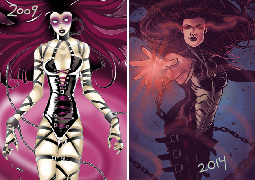 5 Year Difference By Bleedingheartworks