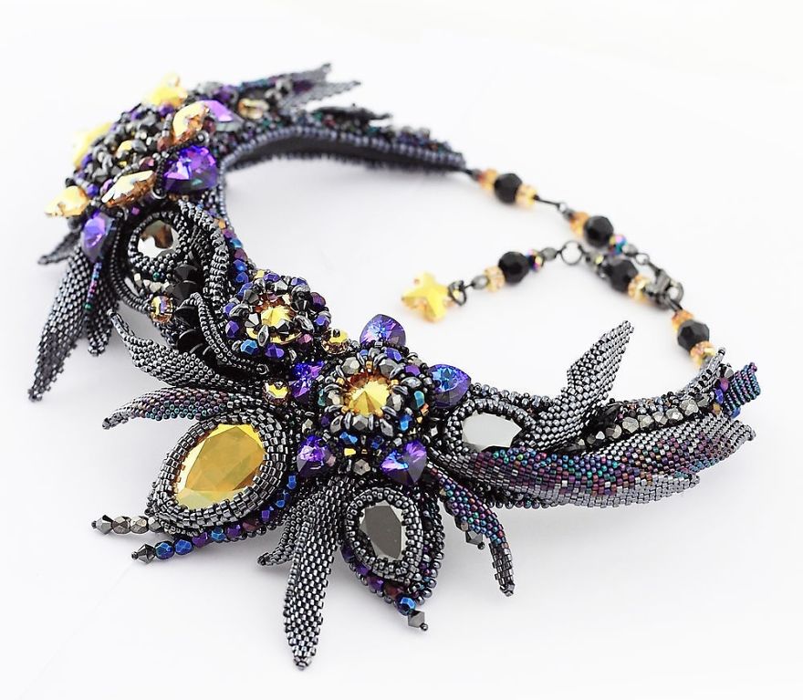 Gorgeous Seed Bead Webs: 12 Amazing Jewelries By Apollinariya Koprivnik