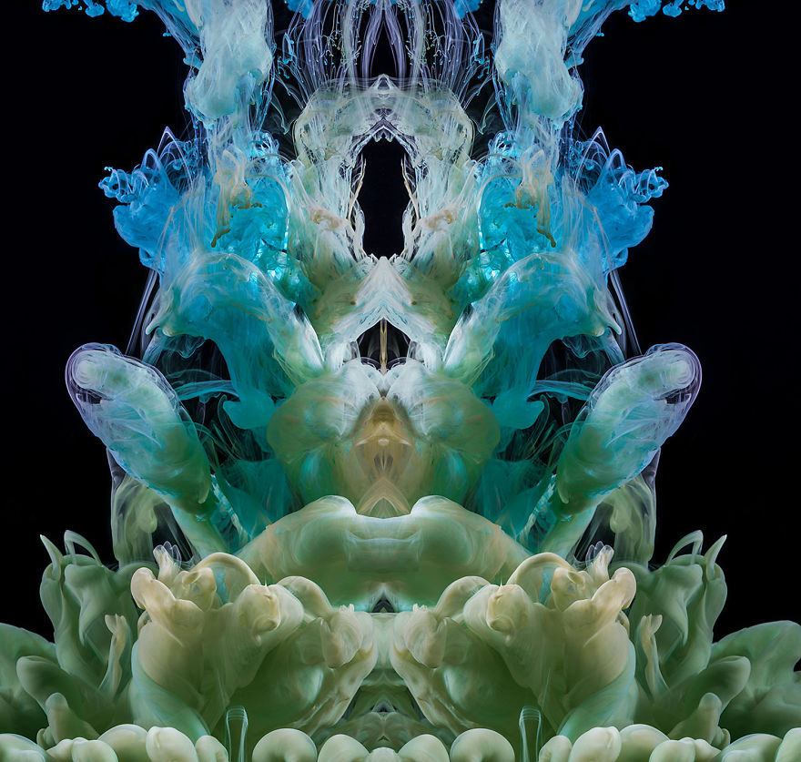 I Used Inks, Dyes, And Paints In Water To Create Surreal Images