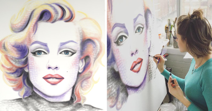 Kissed Art: I Use Only Lipsticks To Create These Paintings