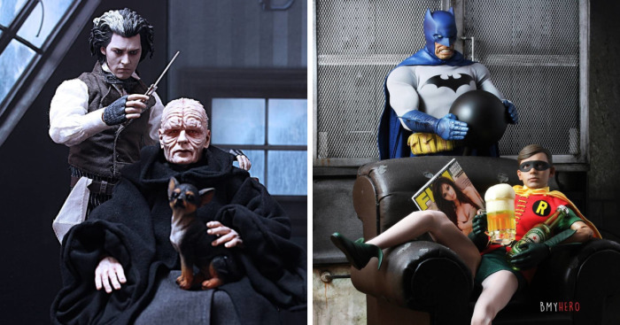 Hero Figures Can Be Found In Amusing Compositions