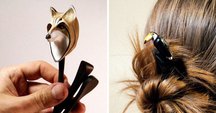 We Make Animal Hair Accessories From Wood