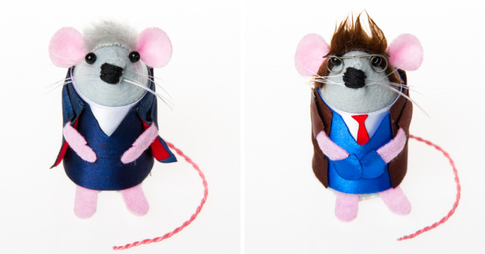 Doctor Who Characters I Created, As Adorable Hand-Crafted Artisan Mice