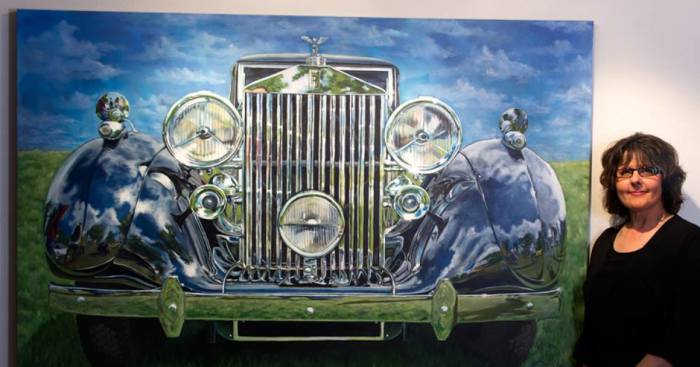 Mom Follows Her Dream To Be A Fine Vehicle Painter