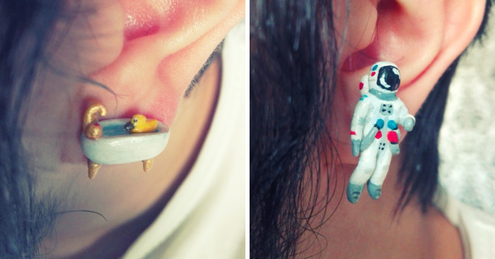I Create Cute, Nerdy, Weird And Creepy Earrings