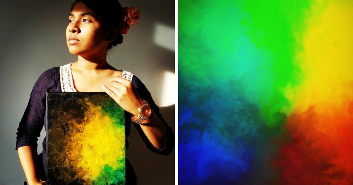 Abstract Portraiture Series Based On Synesthesia By Hannah Ilham