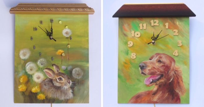 I Put All My Heart Into Painting On Clocks