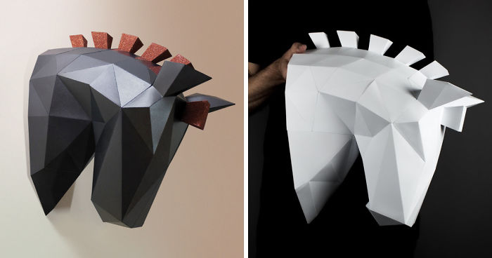 I Built This Trojan Horse 3D Papercraft Sculpture