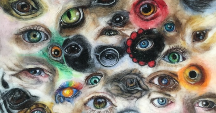 I “Painted” 100 Eyes In 100 Days With Wool