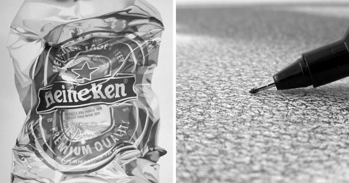 It Takes About Three Weeks To Complete Each Of My Realistic Can Drawings