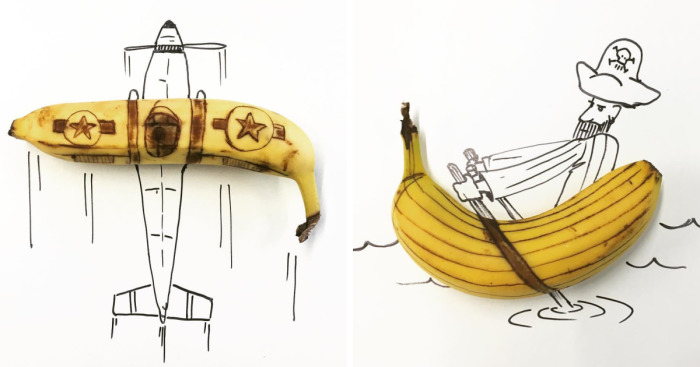 Yes, I Draw On Bananas