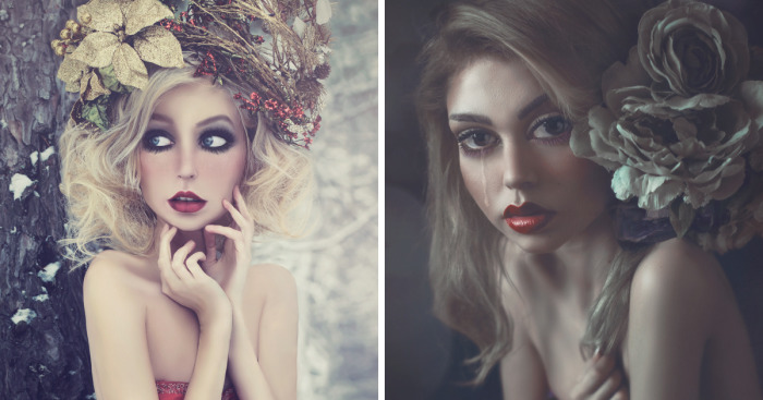 I Create Fantasy-Like Images By Giving Big Eyes To My Models