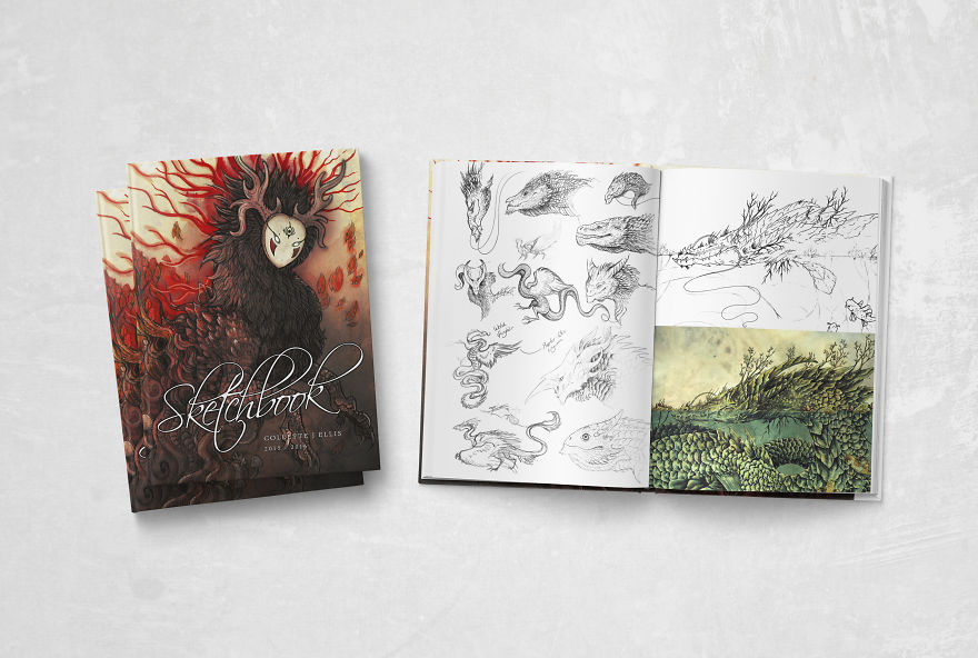 I've Created A Sketchbook Full Of Dragons And Mythical Creatures
