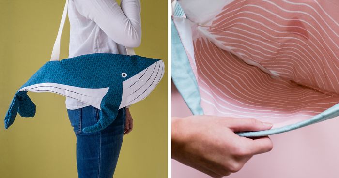 Fun Fish Bags That Also Have Fish-Like Insides