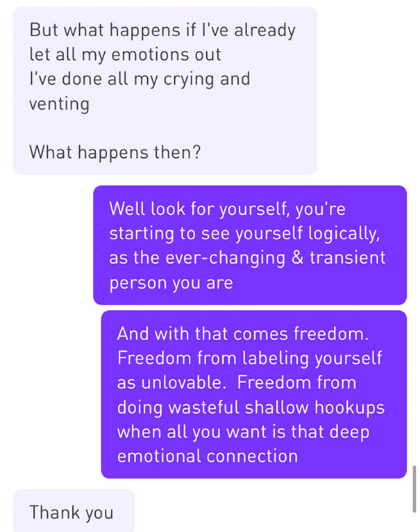 Woman Asks Someone To Have Sex With Her To Get Over Her Ex, And This Man's Response Blew Her Away