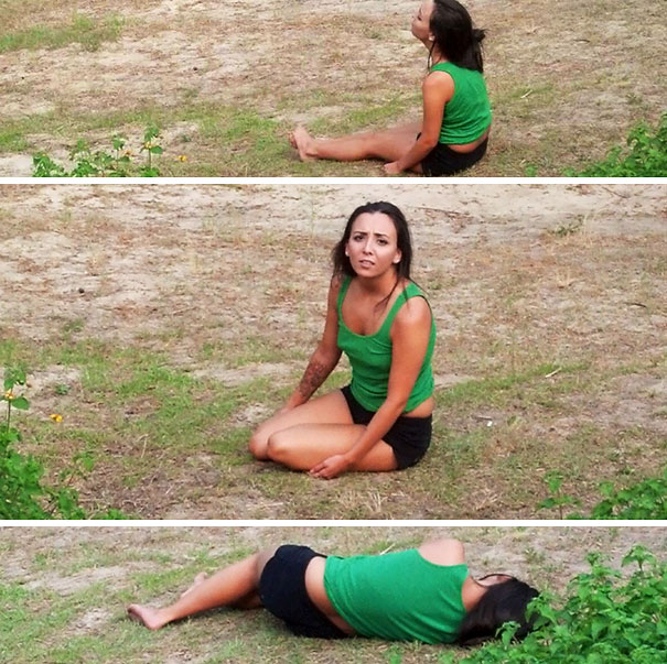 Stages Of My Wife's Despair When We Missed The Icecream Truck